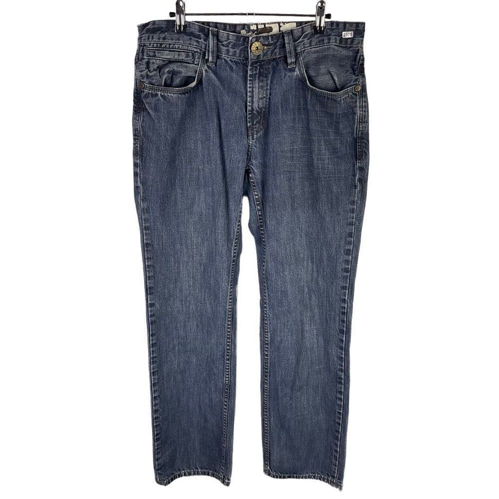 dirt Straight Jeans 34x34 Men’s Dark Wash Pre-Owned [#2975]